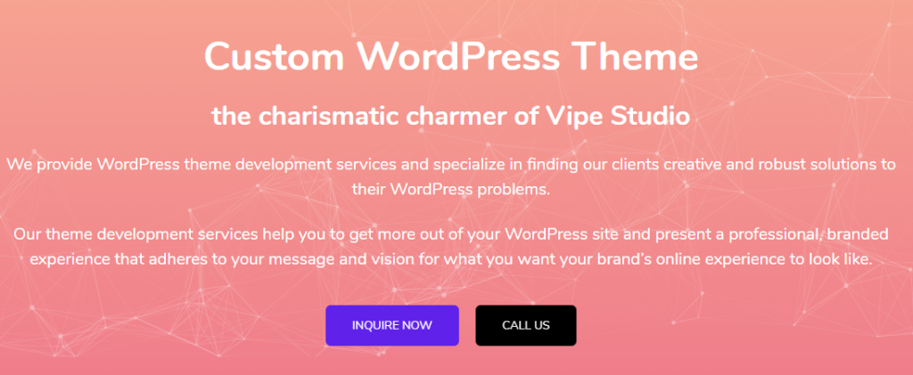 Изработка на WordPress тема