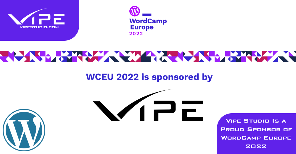Vipe Studio Is a Proud Sponsor of WordCamp Europe 2022