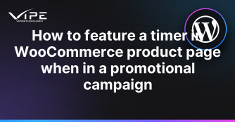 How to feature a timer in WooCommerce product page when in a promotional campaign