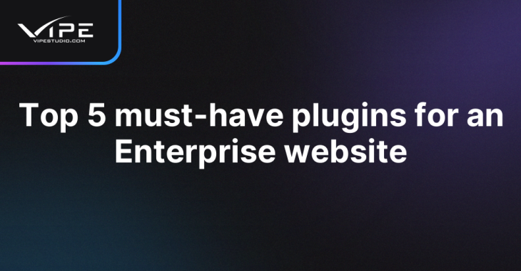 Top 5 must-have plugins for an Enterprise website