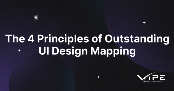 The 4 Principles of Outstanding UI Design Mapping