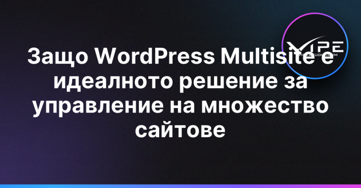 Защо WordPress Multisite е идеалното решение за управление на множество сайтове