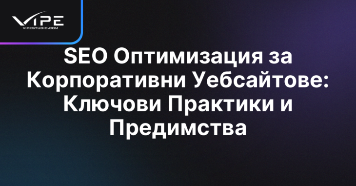 SEO Оптимизация за Корпоративни Уебсайтове: Ключови Практики и Предимства