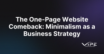 The One-Page Website Comeback: Minimalism as a Business Strategy