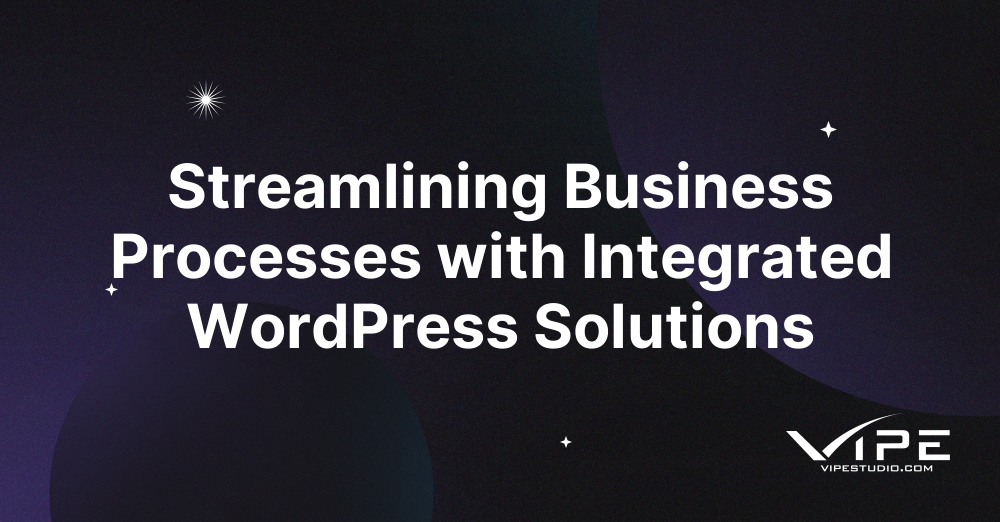 Streamlining Business Processes with Integrated WordPress Solutions ...
